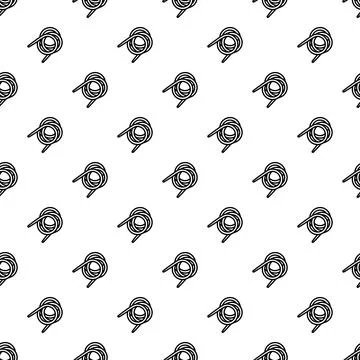 Coil spring icon repeating seamless pattern background design 스톡 일러스트