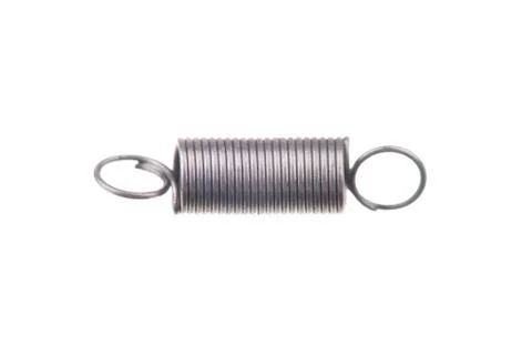 Coil spring isolated on white Stock Photos