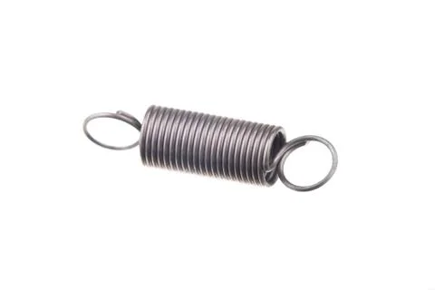 Coil spring isolated on white Stock Photos