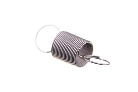 Coil spring isolated on white Stock Photos