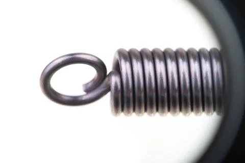 Coil spring isolated on white Stock Photos