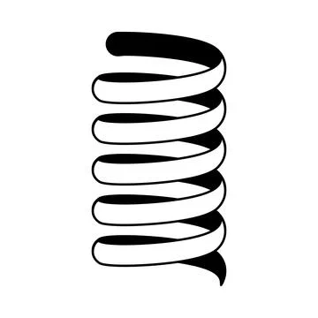 Coil Spring Vector Stock Illustration