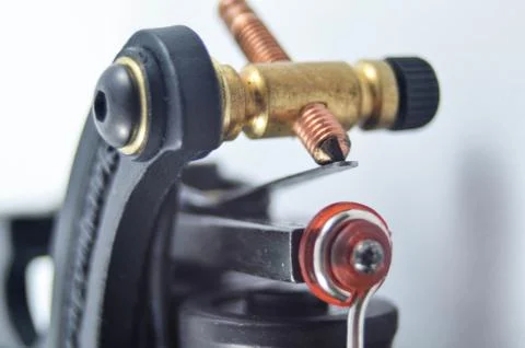 Coil Tattoo Machine 库存照片