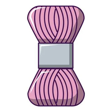 Coil of thread icon, cartoon style イラスト素材