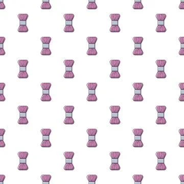 Coil of thread pattern seamless 库存插图