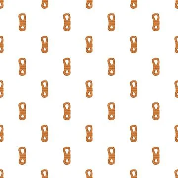 Coiled climbing rope seamless pattern background Stockillustratie