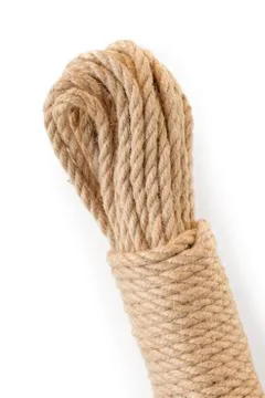 Coiled rope close up Stock-Fotos