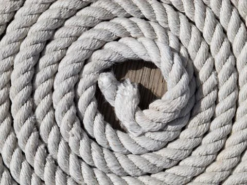Coiled rope Stock Photos
