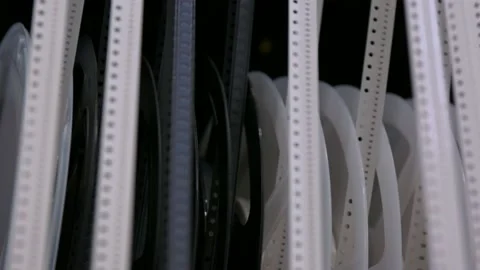 Coils with Chips and other Electronic Components for Surface Mounting Stock Footage 91994543