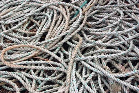 Coils of rope Stock Photos