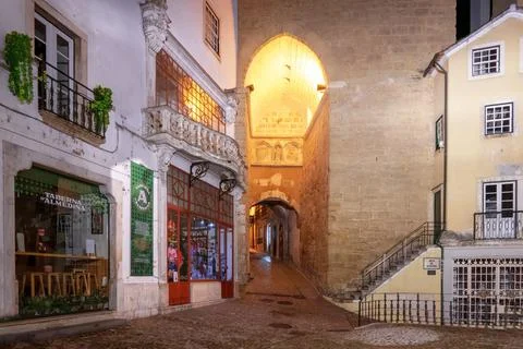 Coimbra by night Stock Photos