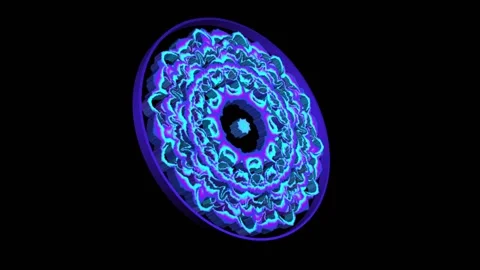 Coin with 3D Mandala for Metaverse 스톡 동영상 181906922