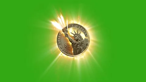 Coin 5 Stock Footage 261430331