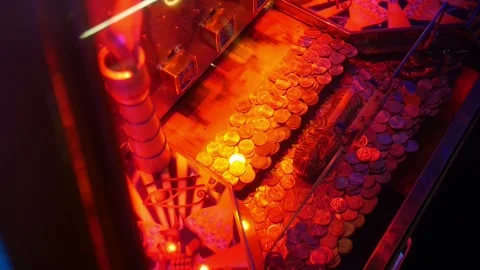 Coin arcade game machine San Francisco CA USA Feb 1st 2026 Stock Footage 327819501