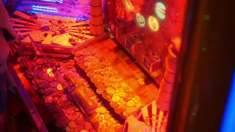 Coin arcade game machine San Francisco CA USA Feb 1st 2026 Stock Footage 327819504