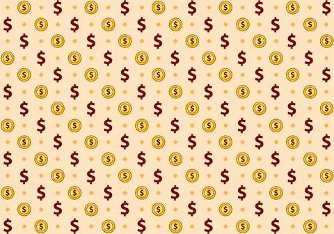 Coin Background Stock Illustration