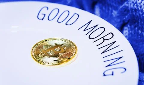 Coin bitcoin cryptocurrency Stock Photos