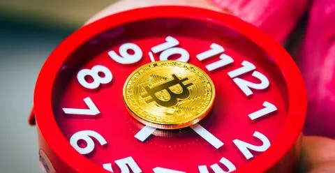 Coin bitcoin cryptocurrency Stock Photos