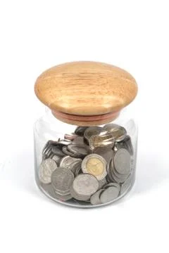 Coin in the bottle Stock Photos