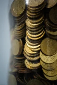 Coin on box Фото