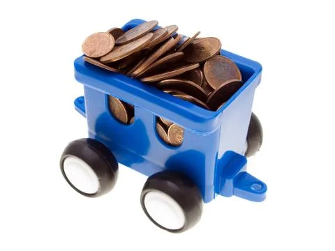 Coin car Stock Photos