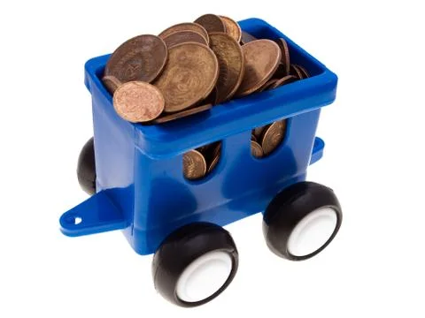 Coin car Stock Photos