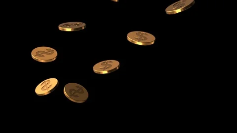 Coin chart up Video stock 122972387