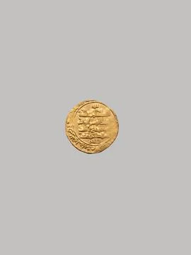 Coin dated A.H. 493/ A.D. 1099 Issued at Nishapur by the Seljuq governor Sa.. Stock Photos