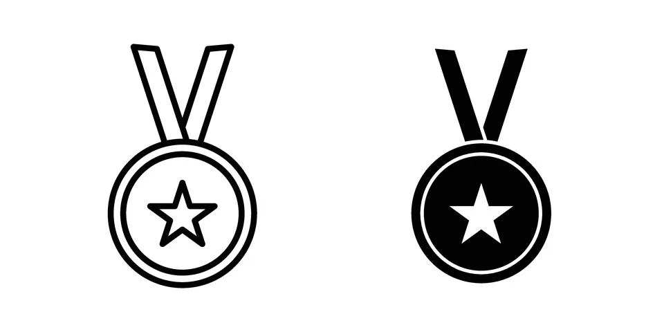 Coin decoration icon set. Vector EPS 10 Stock Illustration