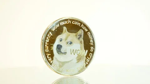 Coin ethereum on white background Stock Footage 88553389