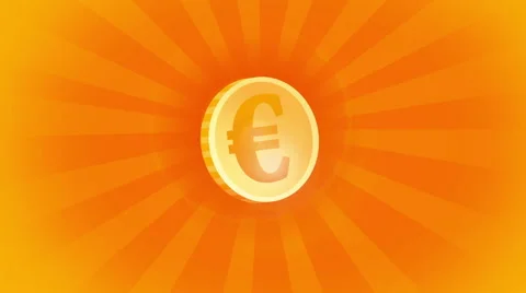  Coin Euro Stock Footage 64104239