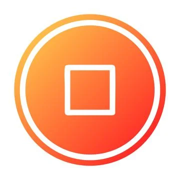 Coin gradient solid illustration vector and logo Icon new year icon perfect. Stock Illustration