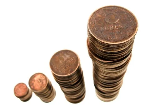Coin growth Stock Photos