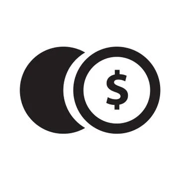 Coin icon Stock Illustration