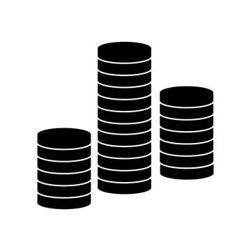 Coin icon Stock Illustration