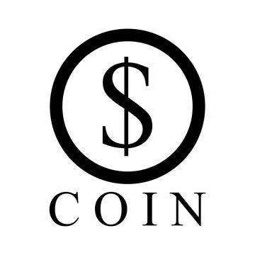 Coin icon vector Stock Illustration