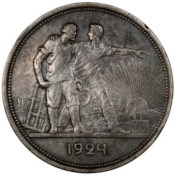 Coin, isolated Foto stock