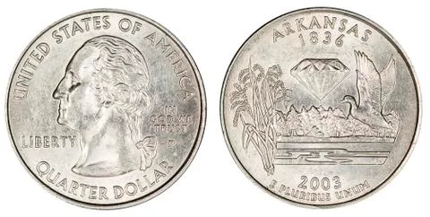 Coin, isolated Foto stock