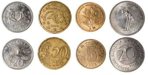 Coin, isolated Stock Photos