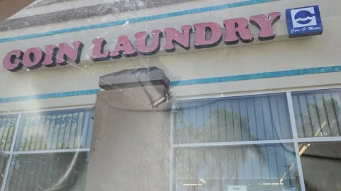 Coin Laundry Building Los Angeles Califo Stock Video Pond5