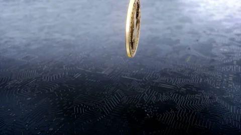 Coin of Litecoin cryptocurrency Stock-Footage 91837361