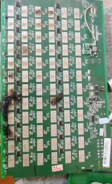 Coin mining Hash Board ASIC Stock-Fotos