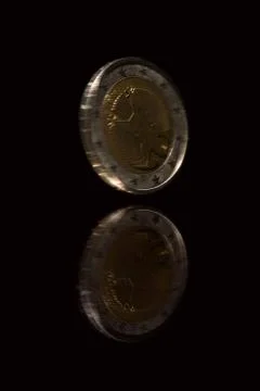 Coin mirroring Stock Photos