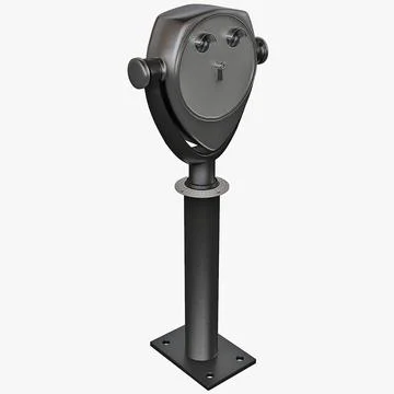 3D Coin Operated Telescope 91422915 Pond5