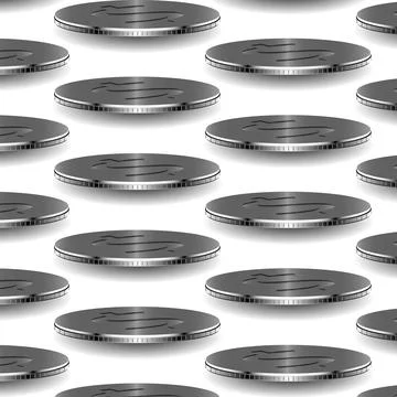 Coin pattern Stock Illustration