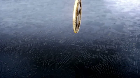 Coin of RIPPLE cryptocurrency 動画素材 91837399