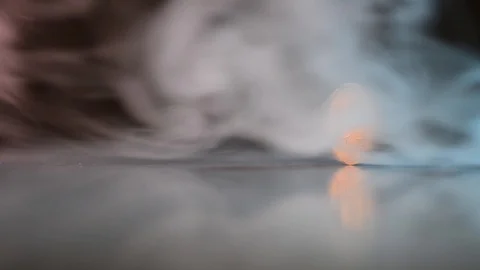Coin in smoke Stock Footage 95117438