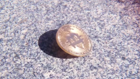 Coin сrypto  bitcoin sound mining ico future 스톡 동영상 89637608
