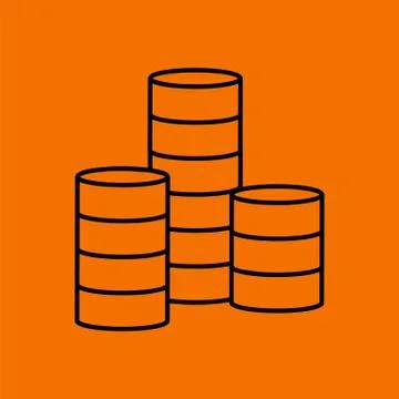 Coin Stack Icon 스톡 일러스트