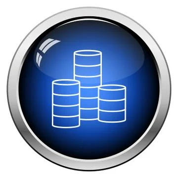 Coin Stack Icon 스톡 일러스트
